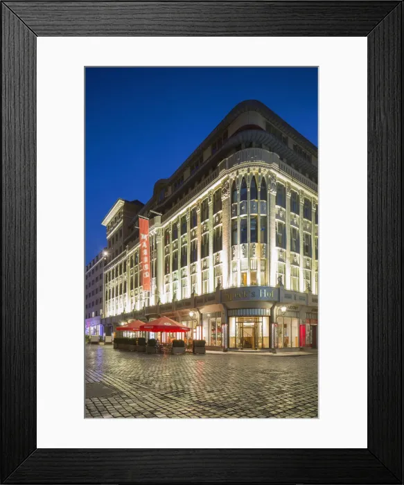 Framed Print : Specks Hof shopping arcade, Leipzig, Saxony, Germany