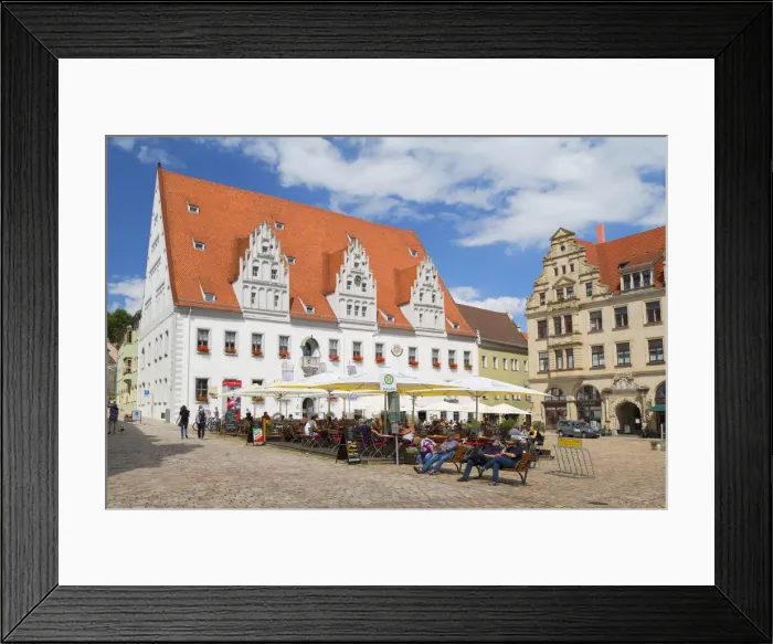 Framed Print : Market Square, Meissen, Saxony, Germany Framed Print : Market Square, Meissen, Saxony, Germany