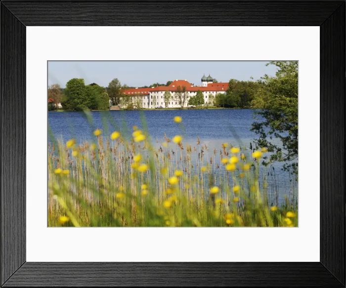 Framed Print : Seeon monastery, Chiemgau, Bavaria, Germany Framed Print : Seeon monastery, Chiemgau, Bavaria, Germany