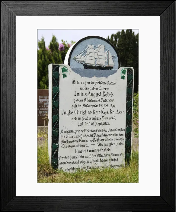 Framed Print : Tomb stone, war grave, graveyard, Foehr Island, Schleswig-Holstein, Deutschland Framed Print : Tomb stone, war grave, graveyard, Foehr Island, Schleswig-Holstein, Deutschland