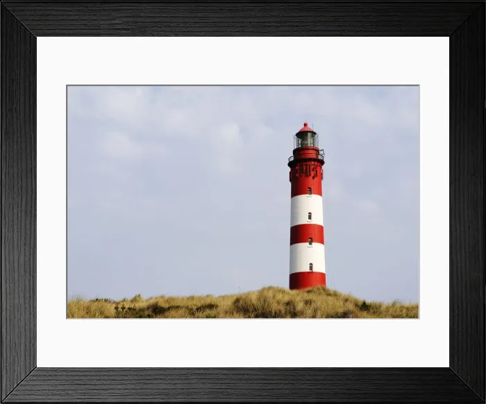 Framed Print : Lighthouse Wittduen, Amrum Island, Friesland, Schleswig-Holstein, Germany Framed Print : Lighthouse Wittduen, Amrum Island, Friesland, Schleswig-Holstein, Germany