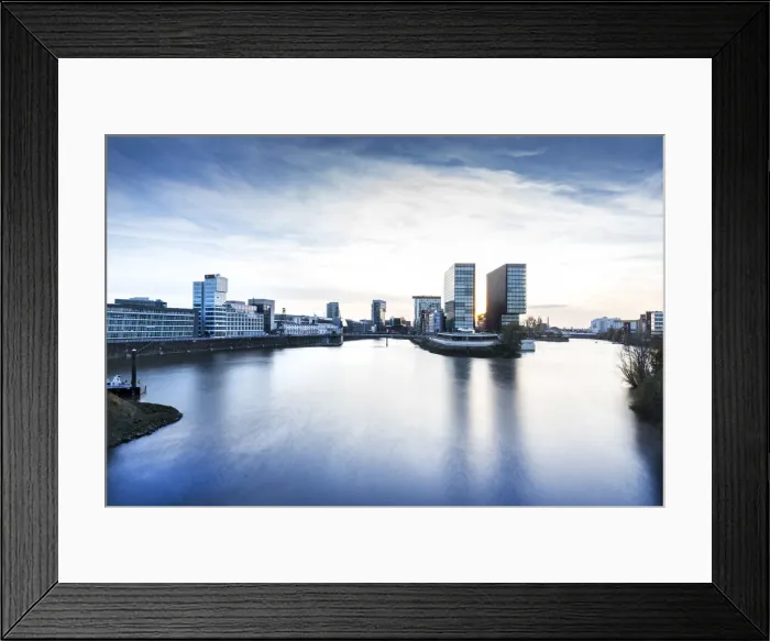 Framed Print : Hyatt hotel, media harbour, DAosseldorf, North Rhine Westphalia, Germany Framed Print : Hyatt hotel, media harbour, DAosseldorf, North Rhine Westphalia, Germany