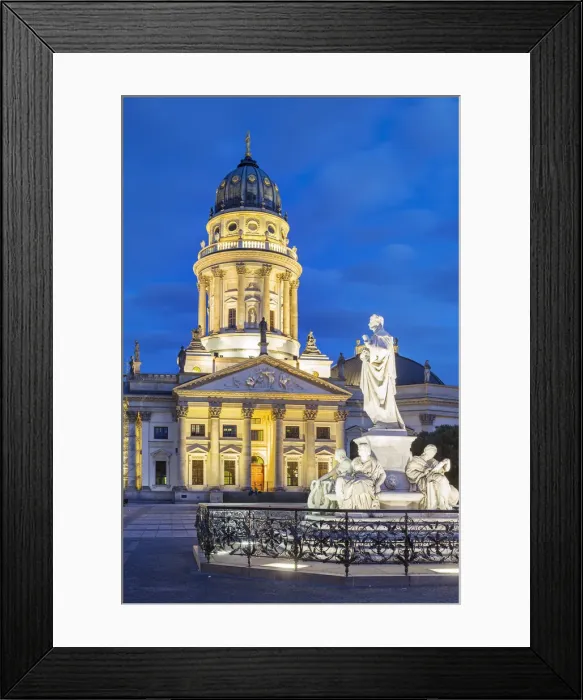 Framed Print : Germany, Deutschland. Berlin. Berlin Mitte. Gendarmenmarkt Framed Print : Germany, Deutschland. Berlin. Berlin Mitte. Gendarmenmarkt