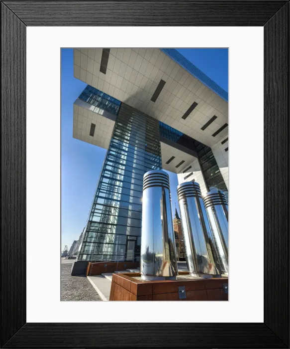 Framed Print : Modern architecture, Rheinauharbour, Cologne, North Rhine Westphalia, Germany Framed Print : Modern architecture, Rheinauharbour, Cologne, North Rhine Westphalia, Germany