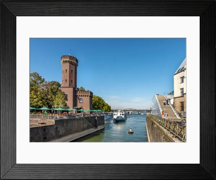 Framed Print : Malakovturm, Rheinauharbour Cologne, North Rhine Westphalia, Germany Framed Print : Malakovturm, Rheinauharbour Cologne, North Rhine Westphalia, Germany
