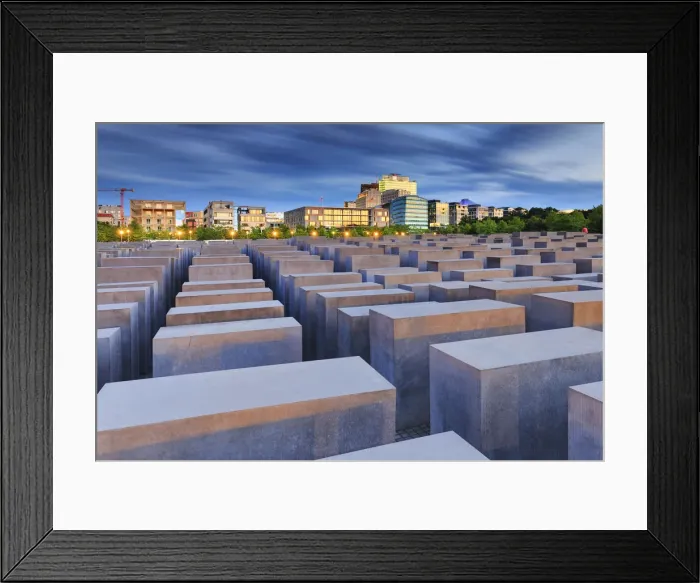 Framed Print : Germany, Deutschland. Berlin. Berlin Mitte. Holocaust memorial Framed Print : Germany, Deutschland. Berlin. Berlin Mitte. Holocaust memorial