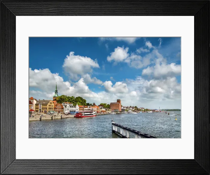 Framed Print : Kappeln, Schlei fjord, Baltic coast, Schleswig-Holstein, Germany Framed Print : Kappeln, Schlei fjord, Baltic coast, Schleswig-Holstein, Germany