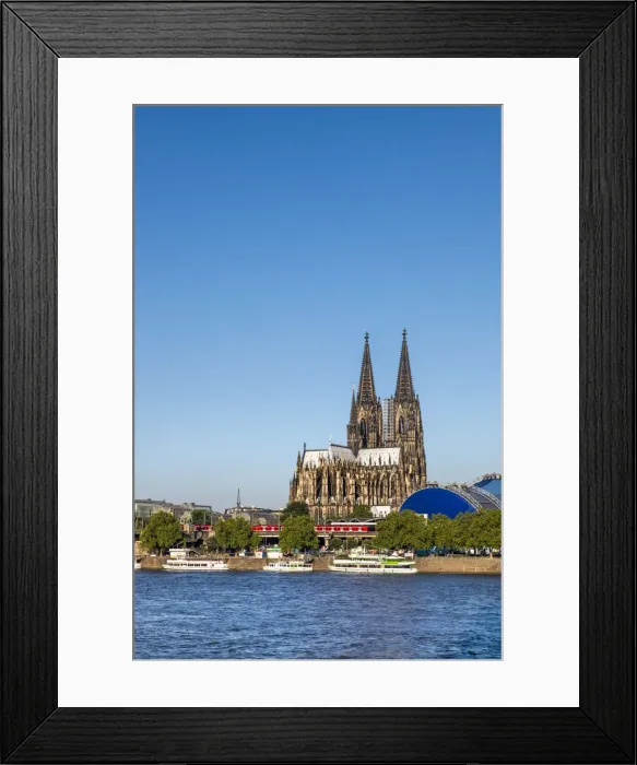 Framed Print : Cologne Cathedral and River Rhine, Cologne, North Rhine Westphalia, Germany Framed Print : Cologne Cathedral and River Rhine, Cologne, North Rhine Westphalia, Germany