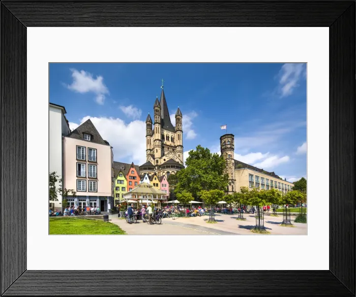 Framed Print : Fischmarkt, Old Town, Cologne, North Rhine Westphalia, Germany Framed Print : Fischmarkt, Old Town, Cologne, North Rhine Westphalia, Germany