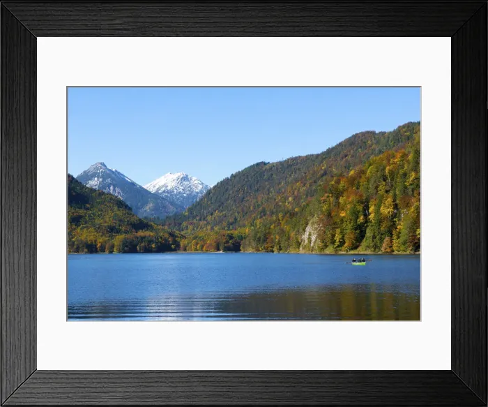 Framed Print : Lake Alpsee, Allgaeu, Bavaria, Germany Framed Print : Lake Alpsee, Allgaeu, Bavaria, Germany