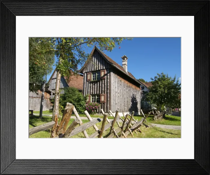 Framed Print : Open Air Museum, Billerbeuern, Allgaeu, Bavaria, Germany Framed Print : Open Air Museum, Billerbeuern, Allgaeu, Bavaria, Germany