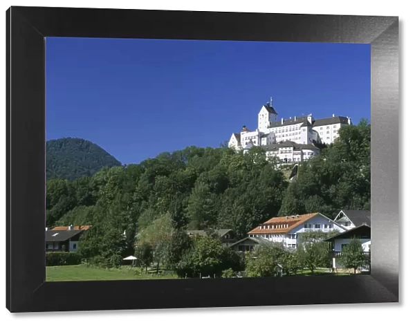 Hohenaschau Castle, Aschau, Priental Valley, Chiemgau, Bavaria, Germany