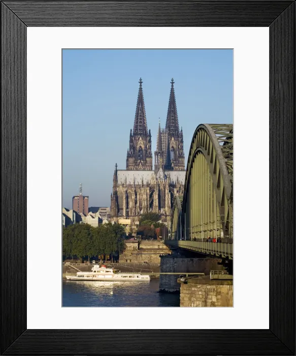 Framed Print : Cologne Cathedral and Hohenzollern bridge, Cologne, North Rhine Westphalia, Germany Framed Print : Cologne Cathedral and Hohenzollern bridge, Cologne, North Rhine Westphalia, Germany