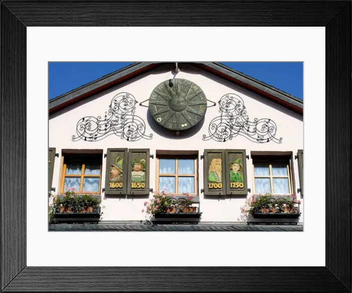 Framed Print : Traditional house, Altenahr, Ahr valley, Eifel, North Rhine Westphalia, Germany