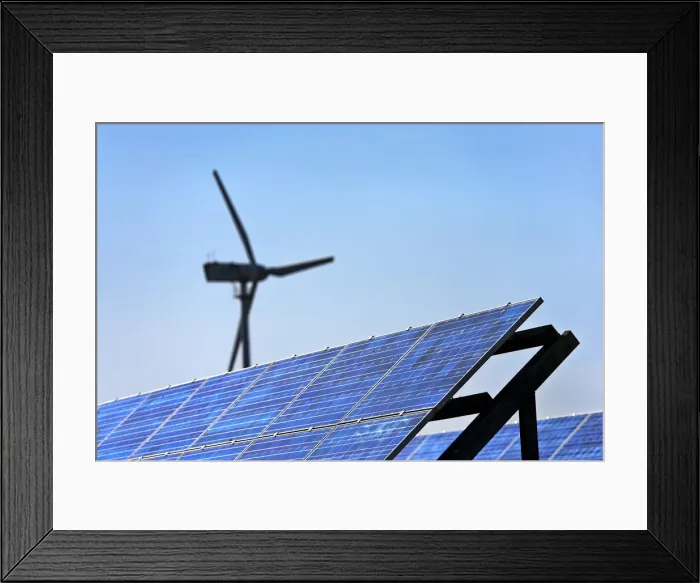 Framed Print : Solar energy plant, Pellworm Island, Northern Frisia, Schleswig Holstein, Germany Framed Print : Solar energy plant, Pellworm Island, Northern Frisia, Schleswig Holstein, Germany