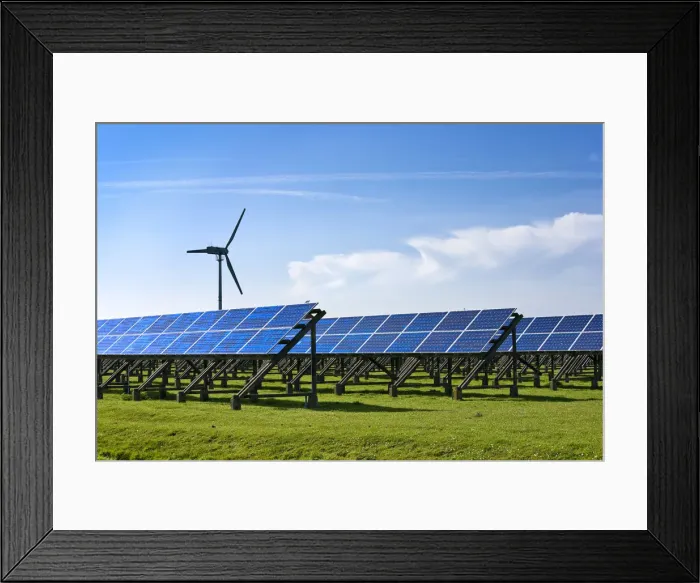 Framed Print : Solar energy plant, Pellworm Island, Northern Frisia, Schleswig Holstein, Germany Framed Print : Solar energy plant, Pellworm Island, Northern Frisia, Schleswig Holstein, Germany