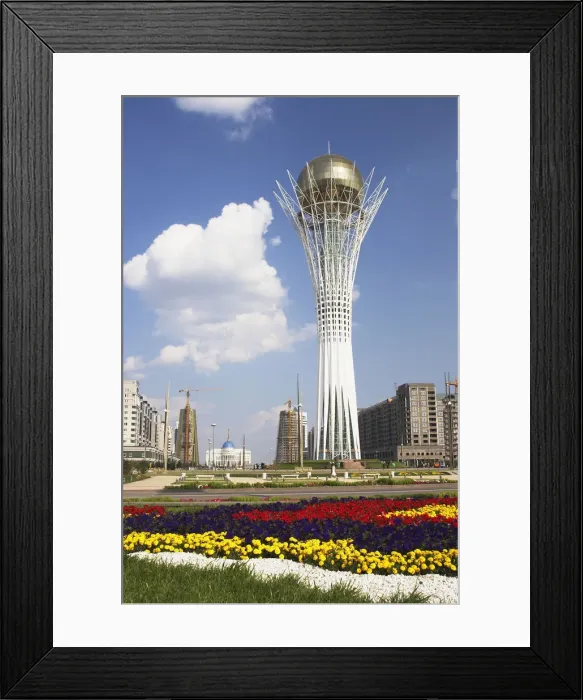 Framed Print : Bayterek tower, Astana, Kazakhstan Framed Print : Bayterek tower, Astana, Kazakhstan