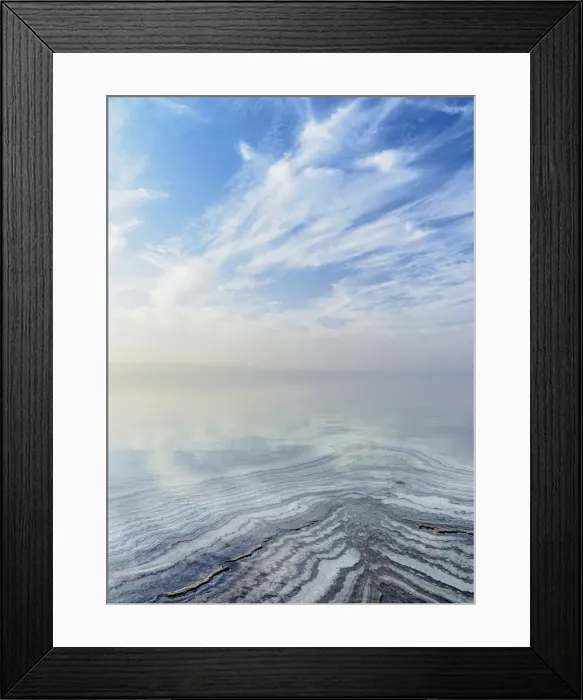 Framed Print : Salt Formations on the shore of the Dead Sea, Karak Governorate, Jordan Framed Print : Salt Formations on the shore of the Dead Sea, Karak Governorate, Jordan