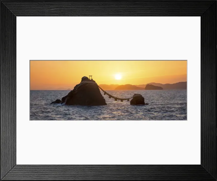 Framed Print : Futamigaura (Wedded Rocks), Meoto Iwa, Ise, Mie Prefecture, Japan Framed Print : Futamigaura (Wedded Rocks), Meoto Iwa, Ise, Mie Prefecture, Japan