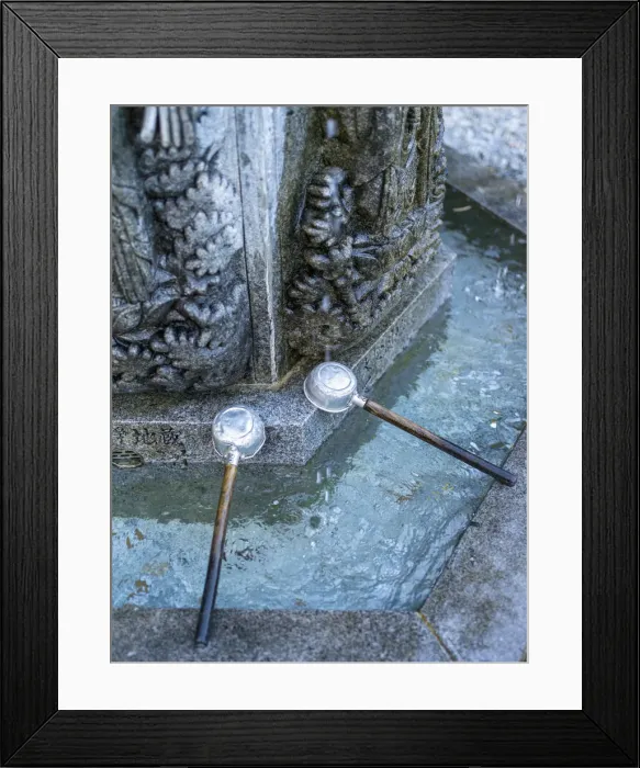 Framed Print : Ceremonial purification rite at the Adashino-nembutsu-ji, Arashiyama, Kyoto, Japan Framed Print : Ceremonial purification rite at the Adashino-nembutsu-ji, Arashiyama, Kyoto, Japan
