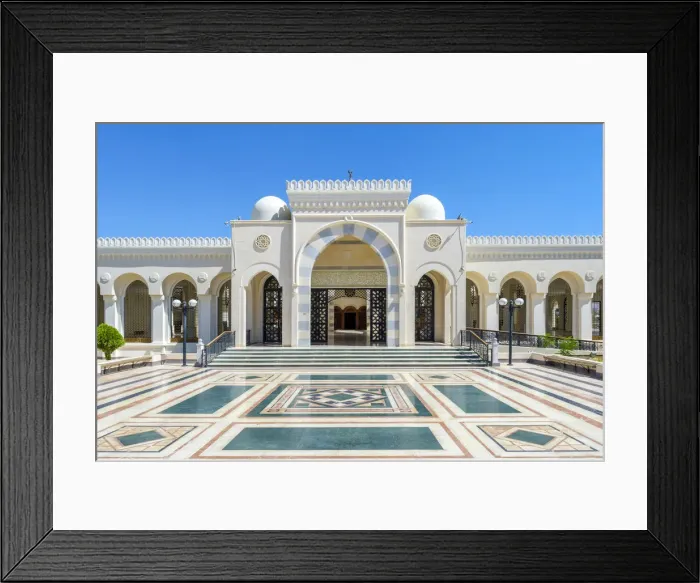 Framed Print : Jordan, Aqaba Governorate, Aqaba. Sharif Hussein bin Ali Mosque