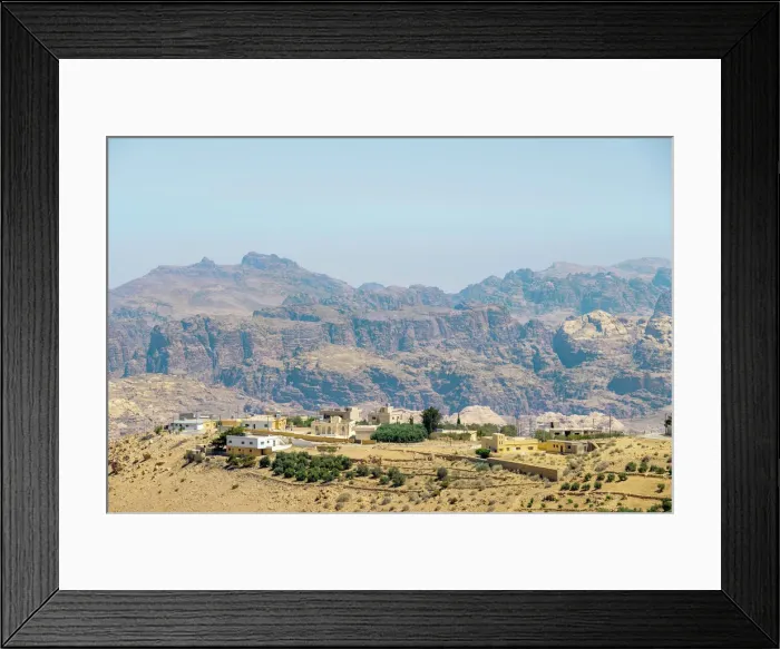 Framed Print : Jordan, Ma an Governorate, Rajif. Village of Rajif in the protected region of Petra Framed Print : Jordan, Ma an Governorate, Rajif. Village of Rajif in the protected region of Petra