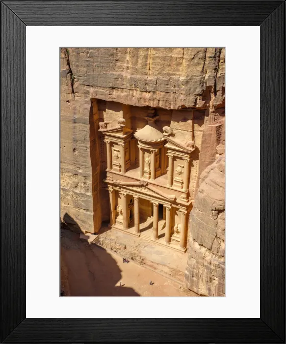 Framed Print : Jordan, Ma an Governorate, Petra. UNESCO World Heritage Site