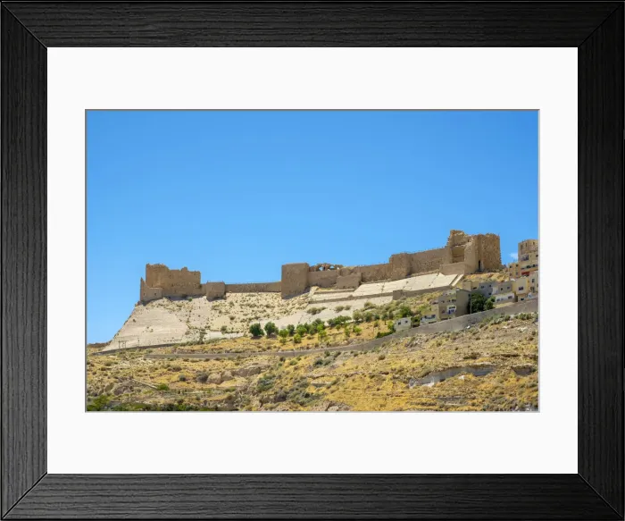 Framed Print : Jordan, Karak Governorate, Al-Karak. Kerak Castle, 12th century Crusader castle, one Framed Print : Jordan, Karak Governorate, Al-Karak. Kerak Castle, 12th century Crusader castle, one