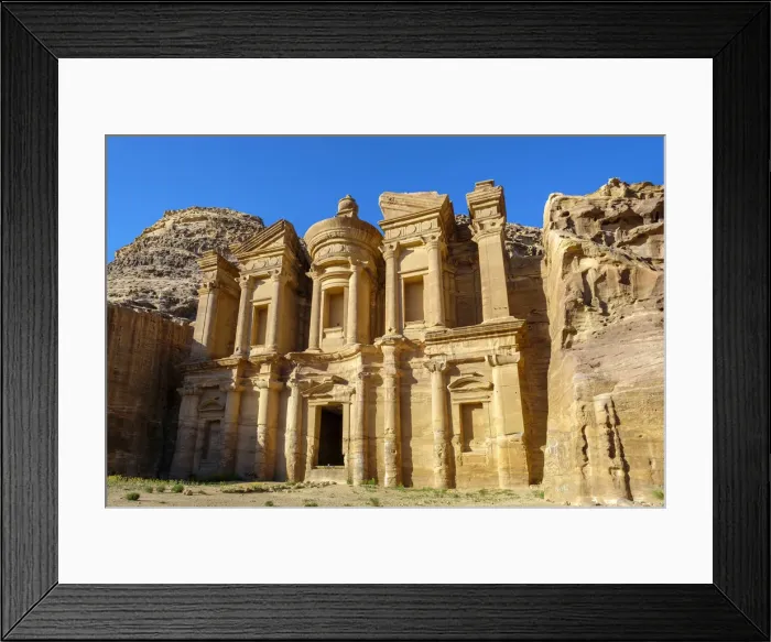 Framed Print : Jordan, Ma an Governorate, Petra. UNESCO World Heritage Site Framed Print : Jordan, Ma an Governorate, Petra. UNESCO World Heritage Site