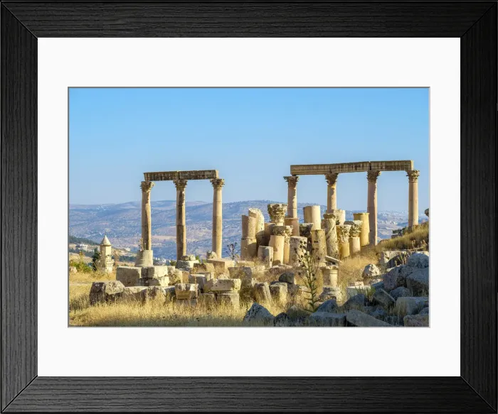 Framed Print : Jordan, Jerash Governorate, Jerash. Ruins of the ancient Roman city of Gerasa Framed Print : Jordan, Jerash Governorate, Jerash. Ruins of the ancient Roman city of Gerasa
