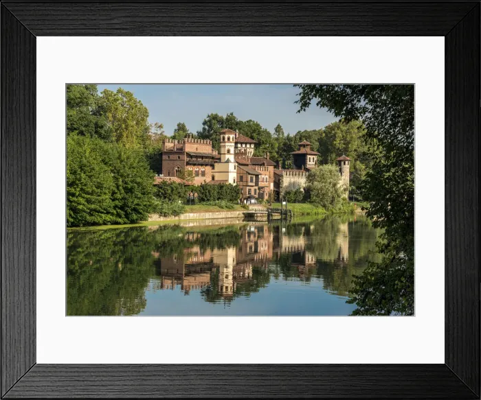 Framed Print : Europe, Italy, Piedmont. the medieval castle of the Valentino park in Turin Framed Print : Europe, Italy, Piedmont. the medieval castle of the Valentino park in Turin