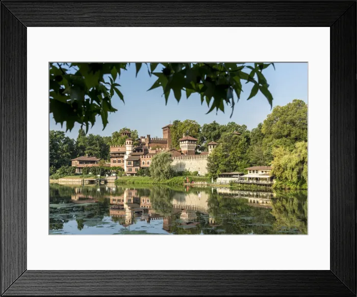 Framed Print : Europe, Italy, Piedmont. the medieval castle of the Valentino park in Turin Framed Print : Europe, Italy, Piedmont. the medieval castle of the Valentino park in Turin