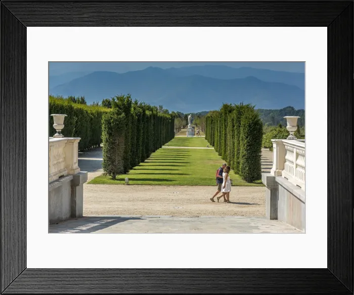 Framed Print : Europe, Italy, Piedmont. The gardens of the Venaria Reale