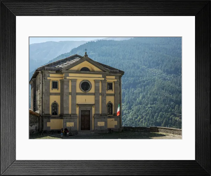 Framed Print : Europe, Italy, Piedmont. The chapel of Fort Fenestrelle near to Turin Framed Print : Europe, Italy, Piedmont. The chapel of Fort Fenestrelle near to Turin