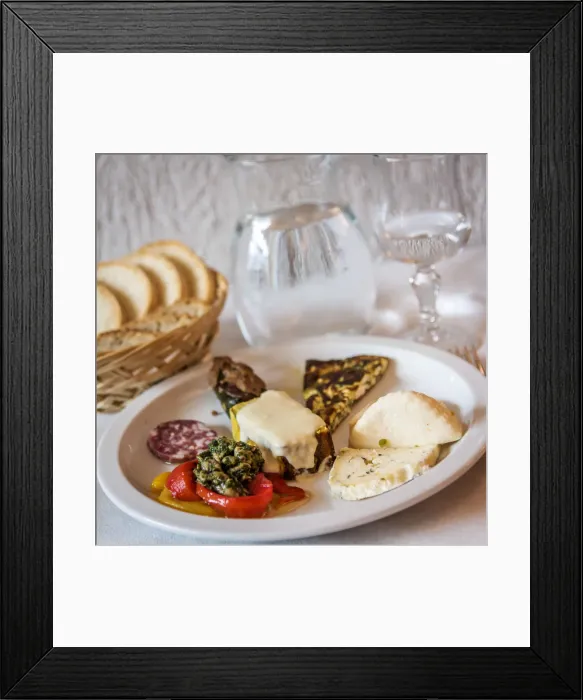 Framed Print : Europe, Italy. Delicious antipasti mix Framed Print : Europe, Italy. Delicious antipasti mix