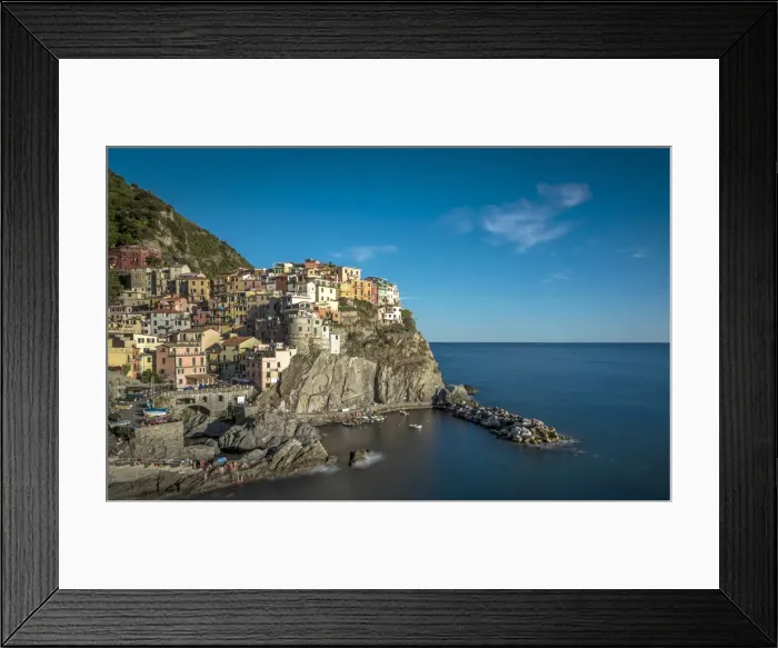 Framed Print : Europe, Italy, cinque Terre. view of the village of Manarola Framed Print : Europe, Italy, cinque Terre. view of the village of Manarola