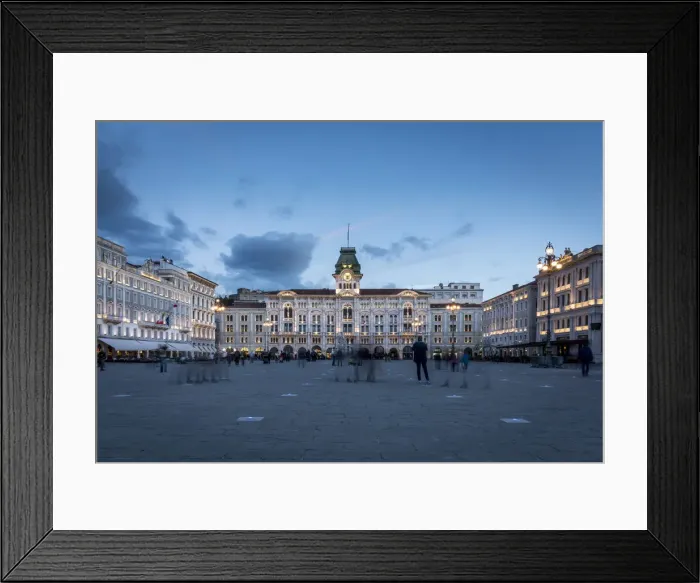 Framed Print : europe, Italy, Friuli-Venezia-Giulia. Piazza dell Unita d Italia Framed Print : europe, Italy, Friuli-Venezia-Giulia. Piazza dell Unita d Italia