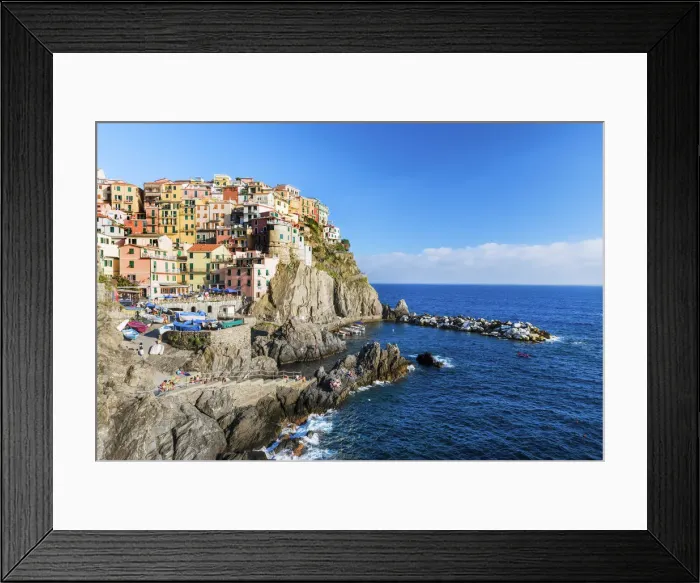Framed Print : Manarola, Cinque Terre, Liguria, Italy