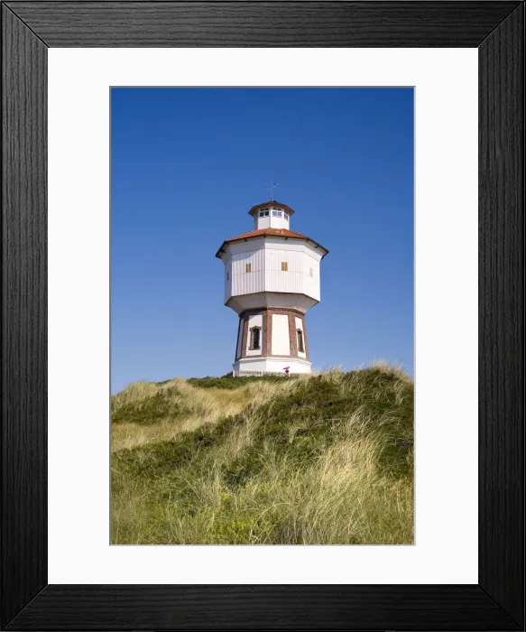 Framed Print : Water tower, Langeoog Island, East Frisian Islands, East Friesland, Lower Saxony, Germany Framed Print : Water tower, Langeoog Island, East Frisian Islands, East Friesland, Lower Saxony, Germany