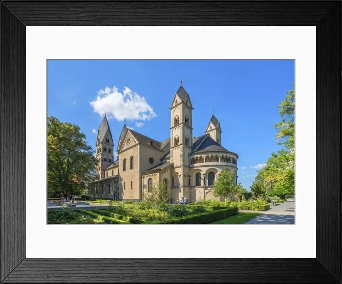 Framed Print : Basilica St. Kastor, Koblenz, Rhineland-Palatinate, Germany