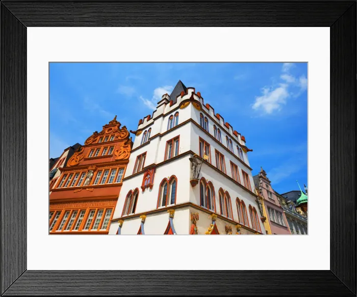 Framed Print : Steipe at Hauptmarkt, Trier, Rhineland-Palatinate, Germany Framed Print : Steipe at Hauptmarkt, Trier, Rhineland-Palatinate, Germany