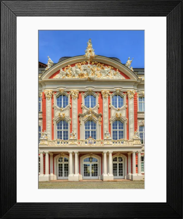 Framed Print : Rococo Palace, Trier, Rhineland-Palatinate, Germany Framed Print : Rococo Palace, Trier, Rhineland-Palatinate, Germany