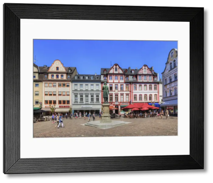 Framed Print : Jesuitenplatz with Johannes-MAoller memorial, Koblenz, Rhineland-Palatinate, Germany Framed Print : Jesuitenplatz with Johannes-MAoller memorial, Koblenz, Rhineland-Palatinate, Germany