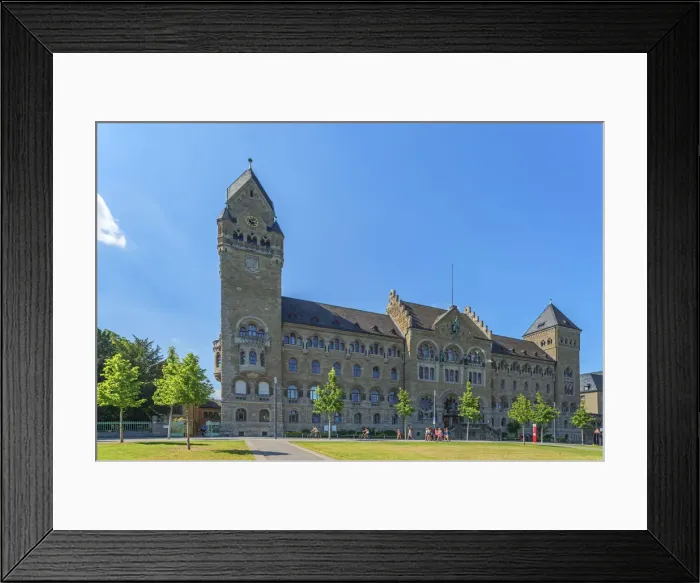 Framed Print : Federal office for military engineering and acquisition, Koblenz, Rhineland-Palatinate Framed Print : Federal office for military engineering and acquisition, Koblenz, Rhineland-Palatinate