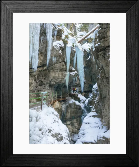 Framed Print : Breitachklamm at Winter, Oberstdorf, Allgau, Bavaria, Germany Framed Print : Breitachklamm at Winter, Oberstdorf, Allgau, Bavaria, Germany
