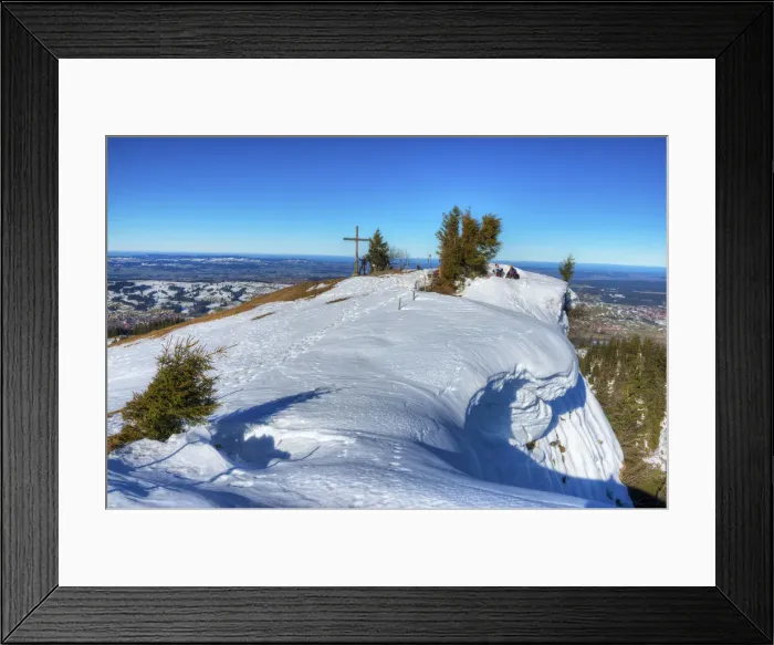Framed Print : Summit of Ruetter Wanne, Allgaau, Bavaria, Germany