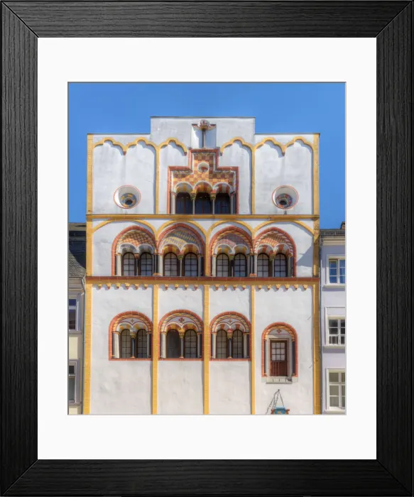 Framed Print : Dreikaonigshaus at Trier, Rhineland-Palatinate, Germany Framed Print : Dreikaonigshaus at Trier, Rhineland-Palatinate, Germany
