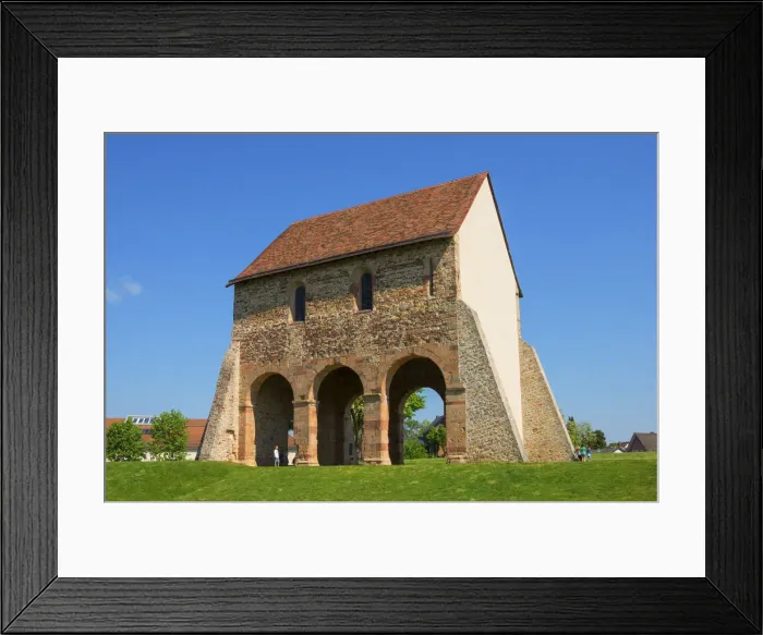 Framed Print : Church fragment at Lorsch monastry, UNESCO World Heritage Site, Lorsch, Hessen, Germany Framed Print : Church fragment at Lorsch monastry, UNESCO World Heritage Site, Lorsch, Hessen, Germany
