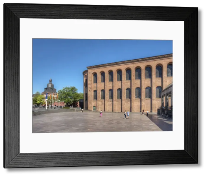 Framed Print : Basilica of Constantine, UNESCO World Heritage Site; Trier, Rhineland-Palatinate, Germany