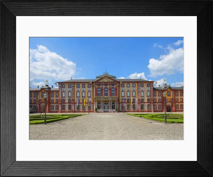 Framed Print : Front view of Bruchsal Castle, Bruchsal, Baden-Württemberg, Germany Framed Print : Front view of Bruchsal Castle, Bruchsal, Baden-Württemberg, Germany